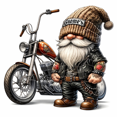 Old biker man car - car, sticker