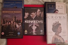 Period/Historical TV Drama DVDs - The Crown 1-3/Downton Abbey 1&2/The Kennedys