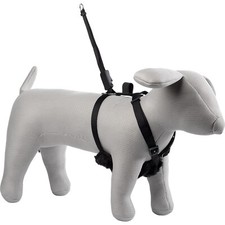 Dog Stop Pull Control Harness Pet Face Training Aid Black Medium (SECONDS)