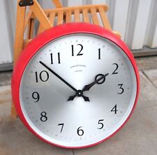 Huge 53cm 1960s industrial factory SYNCHRONOME railway style vintage wall clock