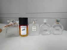 X5 Empty Perfume Bottles With Boxes - Chanel, Chloe and Loewe 