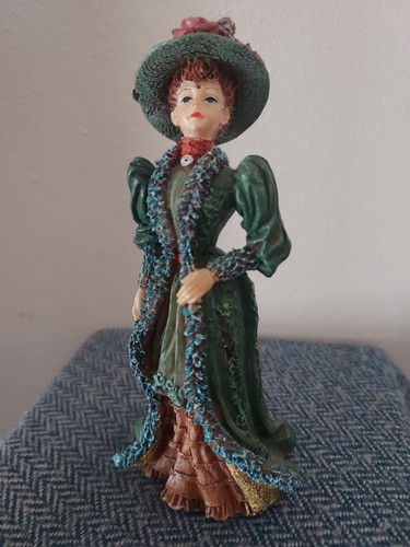 Vintage edwardian lady resin - edwardian,