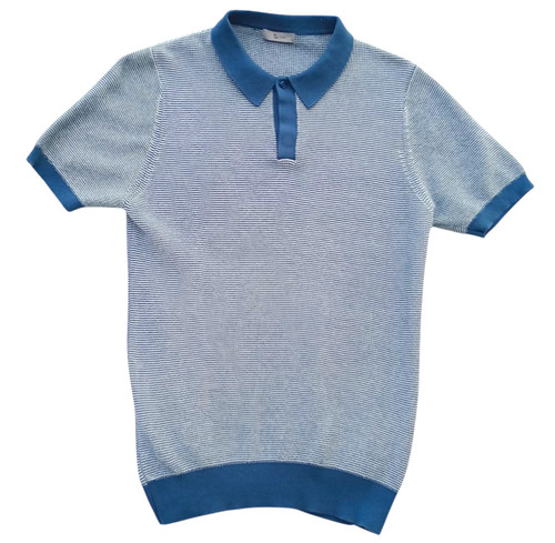 Knit polo shirt - shirt, men's