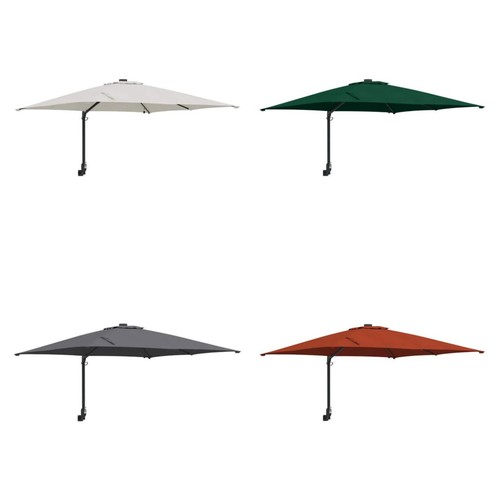 Wall mounted umbrella with - wall,