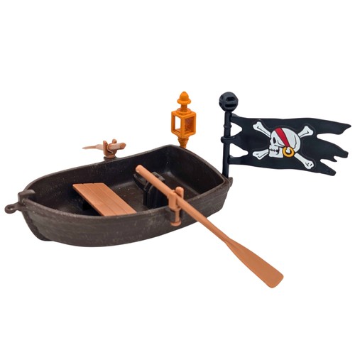Playmobil brown boat - , oars