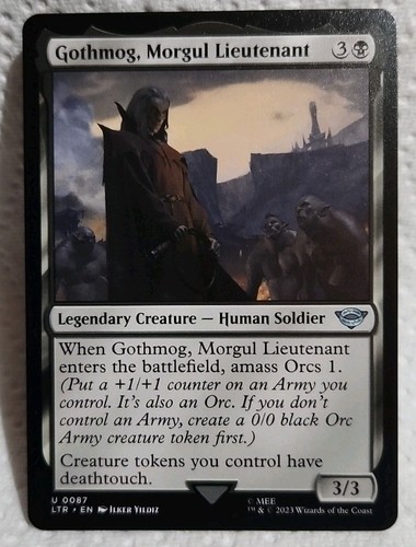 Mtg gothmog morgul lieutenant - mtg,