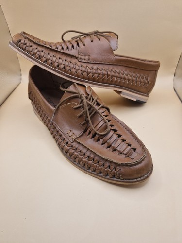 Topman loafer leather woven - topman,