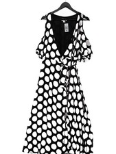 Coast Wrap Maxi Dress in Black