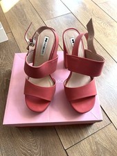Eve&Odd Coral Platform Sandals Size 6