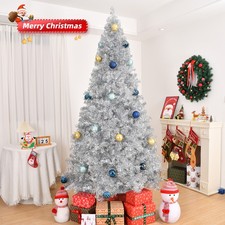 6/7Ft Silver Christmas Tree