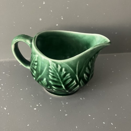 Vintage green mint sauce - mint, jug