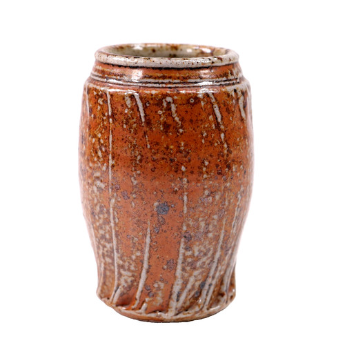 Stoneware pottery vase - pottery, leach