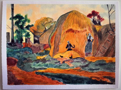 Original farmhouse haystack - farmhouse,