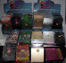 KING SIZE CIGARETTE BOX/CASE for CIG PACK Choice of 7 Styles 85MM-Pain & Pattern