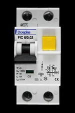 DOEPKE 6 AMP CURVE C 10kA 30mA