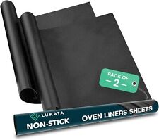 Large Oven Liners for Bottom of Oven - 2 Pack Heavy Duty Teflon Sheet