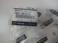 Genuine Mazda RX-7 FC3S Rear Windshield Molding FB01-50-611C / FB01-50-615D OEM