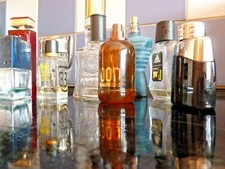 Empty Perfume Bottles Collectors X 14-ADIDAS,RED DOOR,BRUT,PACO RABANE,GAULTIER