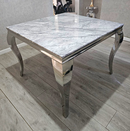 Grey marble top rectangular - grey,