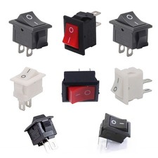 2-100PCS MINI Rocker Switch 2