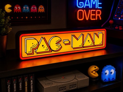 Pac man led light - light, box