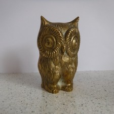 Owl Figurine Ornament Brass