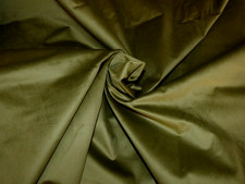 OLIVE FR VELVET FABRIC REMNANT