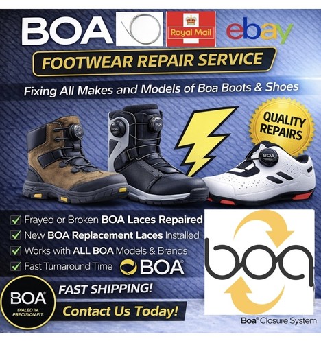 Boa fit footwear repair fix - fit,