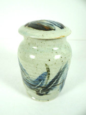 Studio Art Pottery Covered Jar