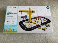 Little town wooden crane - little,