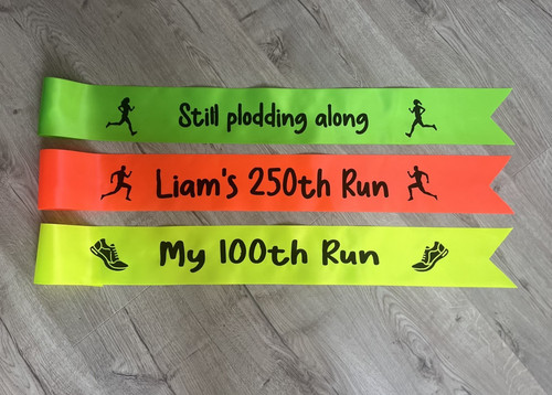 Run sash personalised - run,