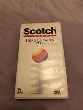 Scotch video cassette head cleaner plus￼