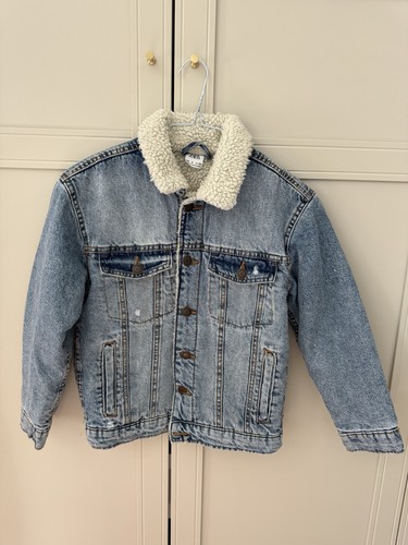 Zara boys denim shearling