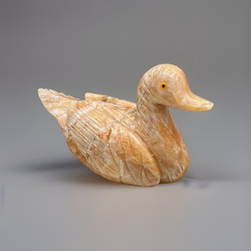 Crystal duck orange calcite - crystal,