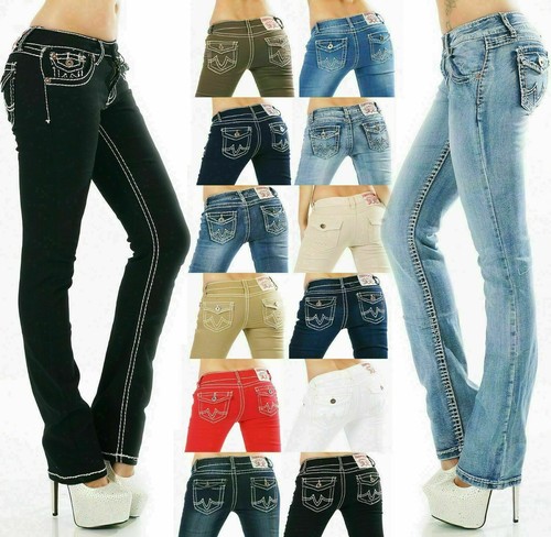 Women straight leg jeans - women's,