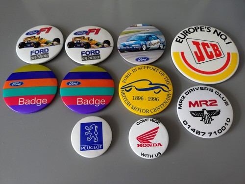 Vintage retro car pin - retro, x