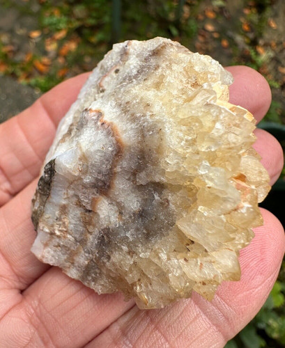 Citrine banded chalcedony - citrine,