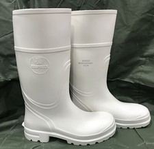 NEW White Steel Toe Cap