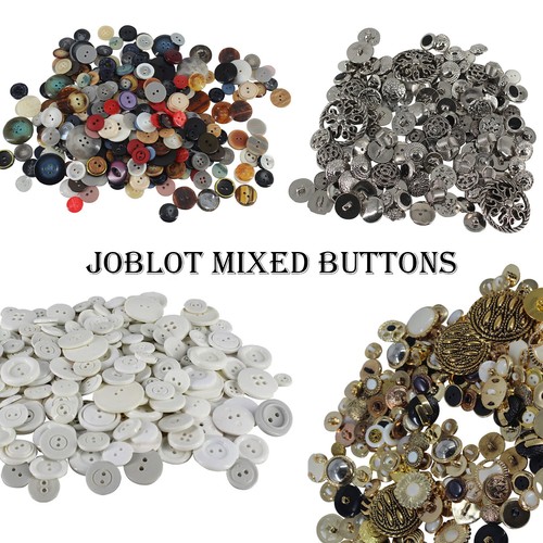 Mixed plastic buttons - buttons, assorted