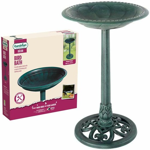 Bird bath feeder - feeder, traditional