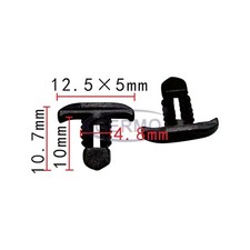 10 x Fastening Clip Door Seal