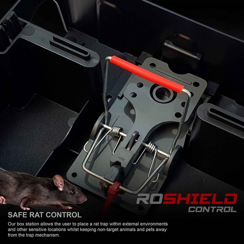 Lockable rat trap safety - rat,