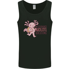 My Students Axolotl Questions Teacher Funny Mens Vest Tank Top
