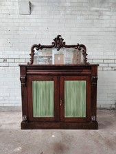 Antique Country House Regency Rosewood Chiffonier with distressed mirror