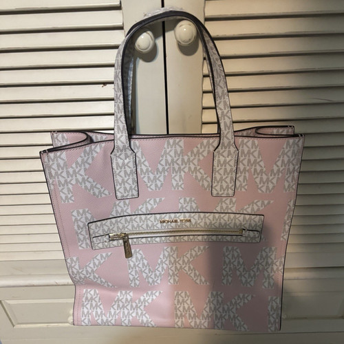 Michael kors large pink gray - kors, pink/gray
