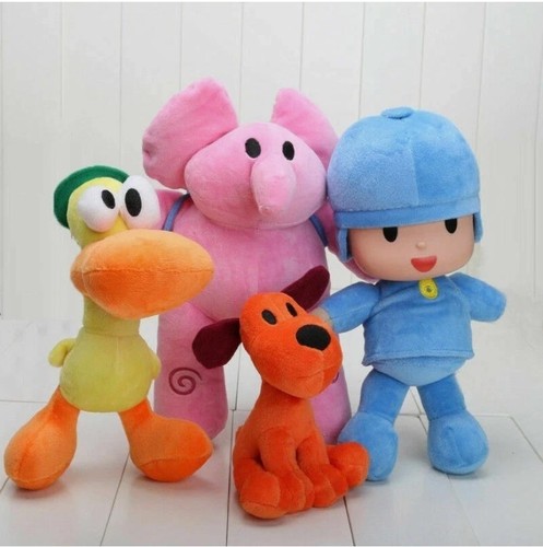4pcs bandai pocoyo elly pato - elly,