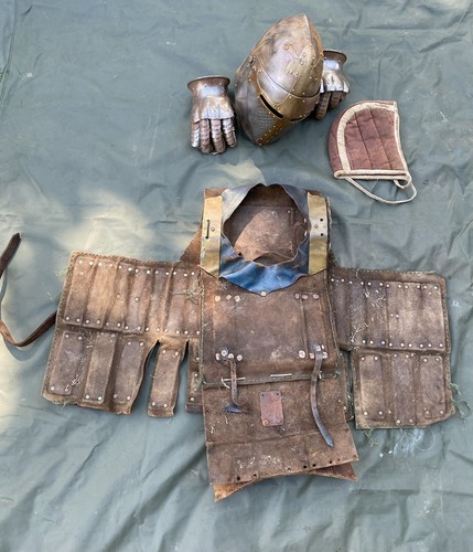 Renactment armour helmet - armour,,