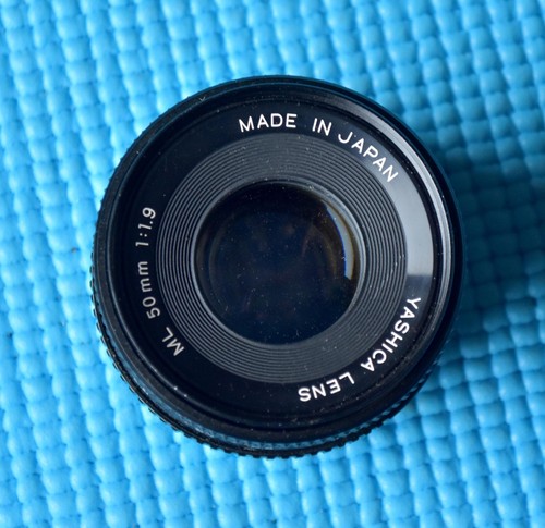 Yashica 50mm lens - f1.9,