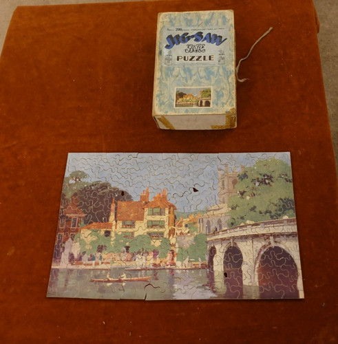Chad valley wood jigsaw puzzle - wood,
