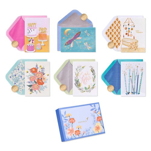 Papyrus count blank card - 6-count,